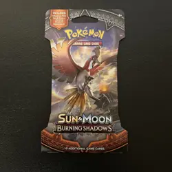 Pokemon TCG - Sun & Moon Burning Shadows Sleeved Booster Pack New Factory Sealed - Image 1