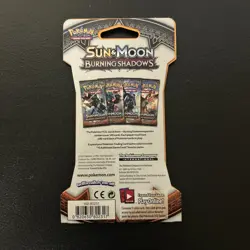 Pokemon TCG - Sun & Moon Burning Shadows Sleeved Booster Pack New Factory Sealed - Image 2