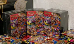 Pokemon TCG ME01 Mega Evolution Booster Bundle Lot of 3 - Image 1