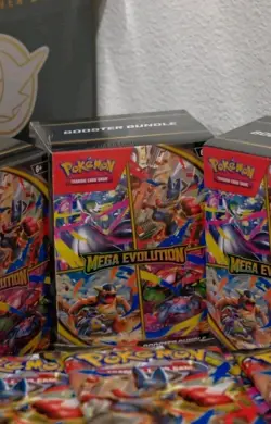 Pokemon TCG ME01 Mega Evolution Booster Bundle Lot of 3 - Image 2