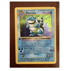Blastoise 2/102 Base Set Shadowless Holo 1999 English Stage 2 100 HP - Image 1