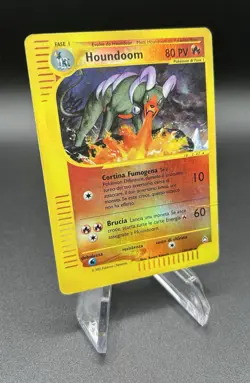 Pokemon TCG - Houndoom 14/147 - 2002 Aquapolis Reverse Holo Rare - *MP 👀📸 - Image 1