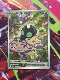 Pokemon Shroodle 149/132 ME01 Mega Evolution Illustration Rare NM - Image 1