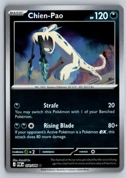 Chien-Pao 054/088 Rare Perfect Order Pokemon Reverse Holo Near Mint - Image 1