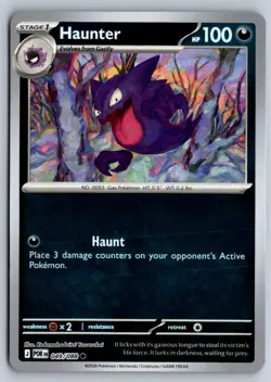 Haunter 049/088 Common Perfect Order Pokemon Reverse Holo Near Mint - Image 1