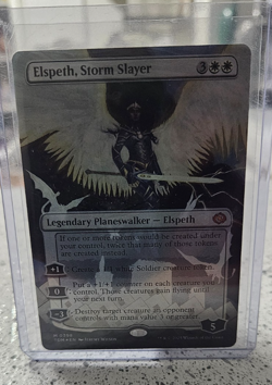 Elspeth, Storm Slayer (Borderless) Tarkir: Dragonstorm Foil - Image 1