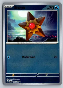 Staryu 020/088 Common Perfect Order Pokemon Reverse Holo Near Mint - Image 1