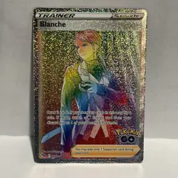 Pokemon TCG – Blanche (Trainer) 082/078 – Pokemon GO – Secret Rare – NM/M - Image 1