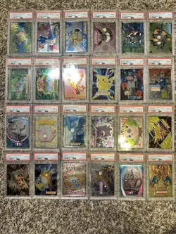 Sequential Grade 1999 Pokemon Meiji Embossed Promo Full Set - Image 1