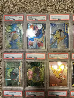 Sequential Grade 1999 Pokemon Meiji Embossed Promo Full Set - Image 2