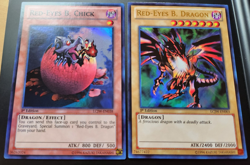 Yu-Gi-Oh! RED-EYES B. CHICK and B. DRAGON LCJW EN038, EN003 Exactly as Seen - Image 1