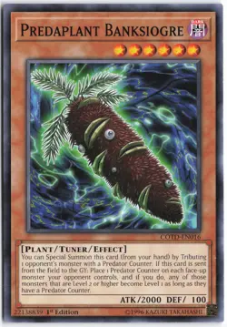 Yugioh - Predaplant Banksiogre COTD-EN016 1st Edition - Code of the Duelist - Image 1