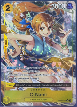 O-Nami Alt Art OP06-101 English ONE PIECE TCG Wings of Captain Foil English (2) - Image 1