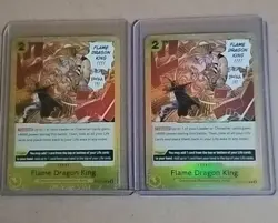 One Piece CCG ST13-017 Flame Dragon King x2 - Image 1