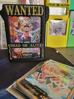 One Piece Wanted TCG Deck Box | Hinged Lid + Latch | Fits Sleeved Deck + DON!! - Image 1