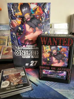 One Piece Wanted TCG Deck Box | Hinged Lid + Latch | Fits Sleeved Deck + DON!! - Image 2