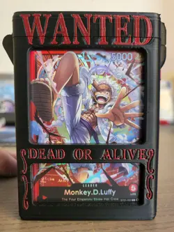 One Piece Wanted TCG Deck Box | Hinged Lid + Latch | Fits Sleeved Deck + DON!! - Image 4