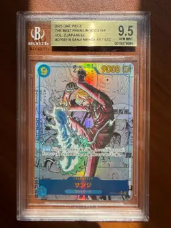One Piece BGS 9.5 Sanji Manga OP06-119 - Premium The Best Vol 2 - PRB-02 - Image 1