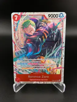 Roronoa Zoro EB04-007 Super Rare Adventure on Kami's Island One Piece NM - Image 1