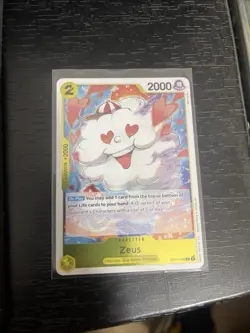 4x Zeus OP11-106 One Piece TCG A Fist of Divine Speed English R Foil Playset - Image 1