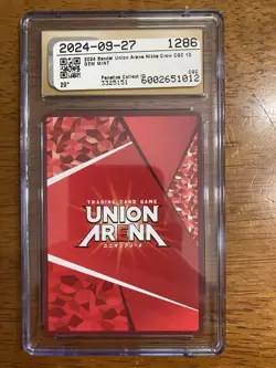 Bandai Union Arena Nikke Crow NIK-1-021 Rare Holo CGC Pristine 10 2024 - Image 2