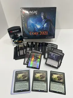 New Magic The Gathering Core 2021 Bundle With 10 Boosters + Deckmaster Pk + more - Image 1