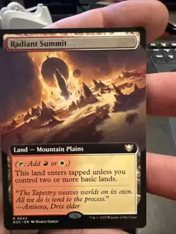 Radiant Summit (Extended Art) Commander: Edge of Eternities Non-Foil 43 - Image 1