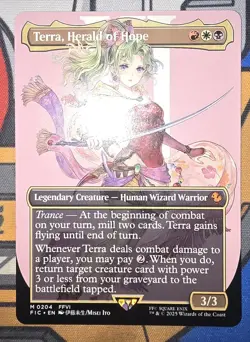 MTG (FIC) - Terra, Herald of Hope (Borderless) (#204) - Regular Near Mint - Image 1