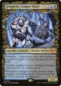 Grimgrin, Corpse-Born Regular - Multiverse Legends MTG-NM - Image 1