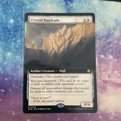 Crystal Barricade (REGULAR) x1 - MTG Foundations FDN #444 - Image 1