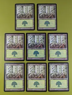 8 Forest (350) Mercadian Masques Magic the Gathering MTG 8 - Image 1