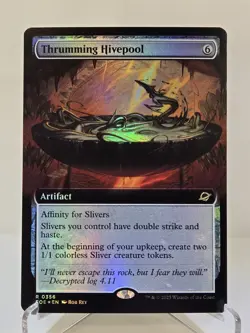 MTG Thrumming Hivepool (Extended Art) FOIL Edge of Eternities - Image 1