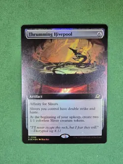 MTG Thrumming Hivepool (Extended Art) FOIL Edge of Eternities - Image 3
