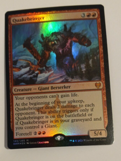Quakebringer FOIL NM/M Kaldheim MTG Magic the Gathering KHM - Image 1