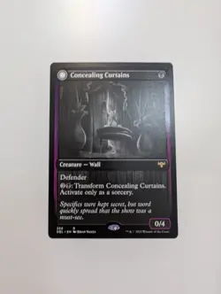 MTG - Concealing Curtains/Revealing Eye - Innistrad: Double Feature NM/M Cond - Image 1