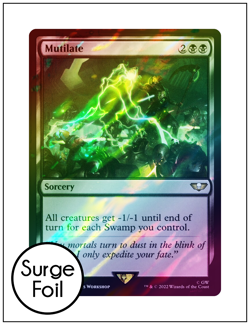 1x Mutilate, Surge Foil, Warhammer 40K, Magic MTG NM - Image 1