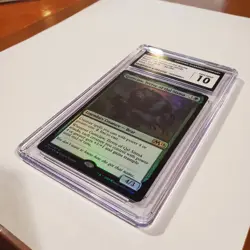 MTG Magic Goreclaw, Terror of Qal Sisma Core 2019 Foil 186 CGC 10 Gem Mint - Image 2