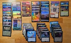 Magic the Gathering FINAL FANTASY Lot Of 45 Cards, FOIL, BORDERLESS, COLLECTORS - Image 1