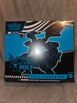 Pokemon TCG Scarlet and Violet Black Bolt ETB, Sealed, New - Image 1