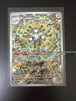Pokemon TCG Magneton SVP 159 Surging Sparks Promo - Illustration Rare- NM - Image 1