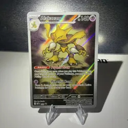 Pokemon MEP 009 - Black Star Promo Alakazam Full Art - NM - Image 1