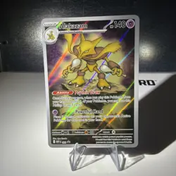 Pokemon MEP 009 - Black Star Promo Alakazam Full Art - NM - Image 2