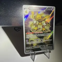 Pokemon MEP 009 - Black Star Promo Alakazam Full Art - NM - Image 4