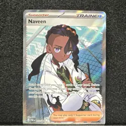 Pokemon Naveen 112/088 Holo Ultra Rare Full Art EN Sv Surging Sparks Trainer - Image 2