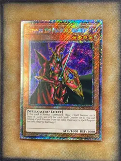 Yugioh Breaker the Magical Warrior RA03-EN125 Platinum Secret Rare 1st Ed NM - Image 1