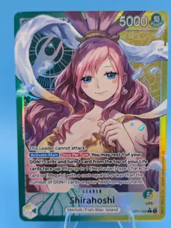 Shirahoshi OP11-022 Alt Art Holo Foil Leader - One Piece TCG - Image 1