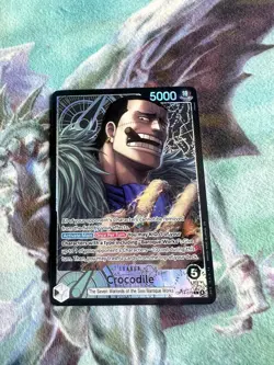 ONE PIECE THE AZURE SEA'S SEVEN CROCODILE ALT ART LEADER OP14-079 ALTERNATE ART - Image 1