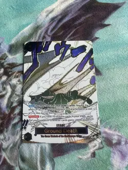 Ground Death - One Piece (Alternate Art) OP14-096 The Azure Sea's Seven Foil Nm - Image 1