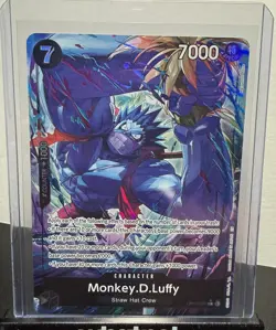 Bandai One Piece Monkey.D.Luffy OP15-092 Rare Special Foil Alt Art - Image 1