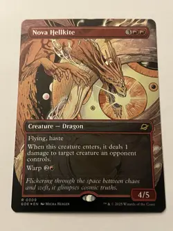 Nova Hellkite (Borderless) Edge of Eternities Foil - Image 1